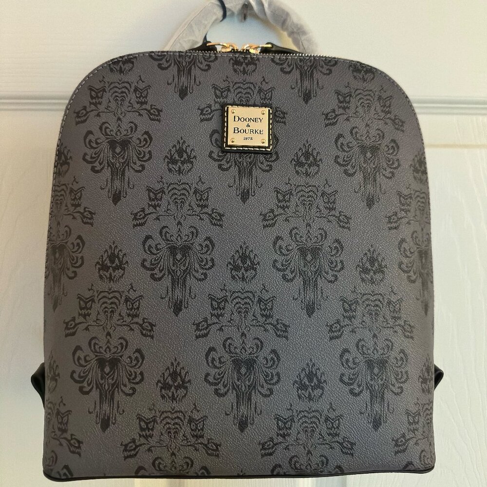 Disney Parks Haunted Mansion Wallpaper 2024 Dooney and Bourke Backpack